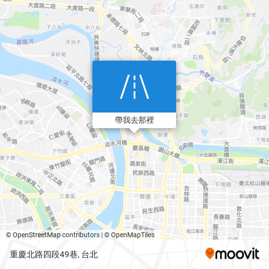 重慶北路四段49巷地圖