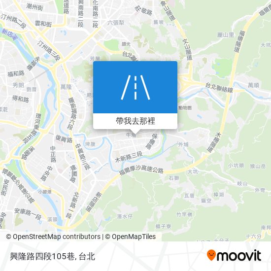 興隆路四段105巷地圖