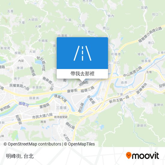 明峰街地圖