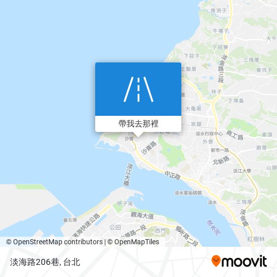淡海路206巷地圖