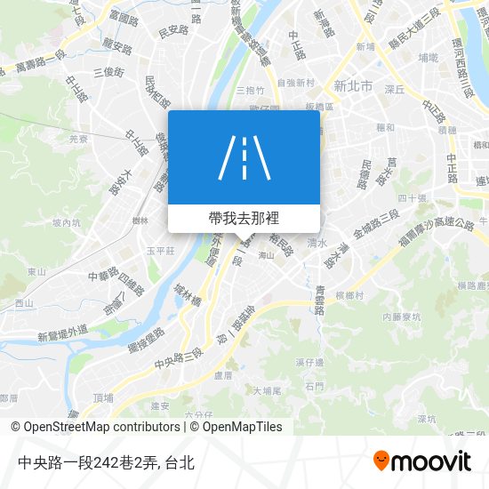 怎樣搭巴士 地鐵或火車去土城區的中央路一段242巷2弄