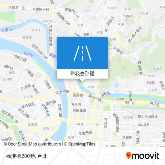 怎樣搭巴士或地鐵去士林區的福港街280巷