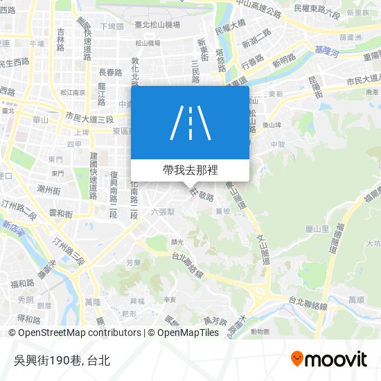 吳興街190巷地圖
