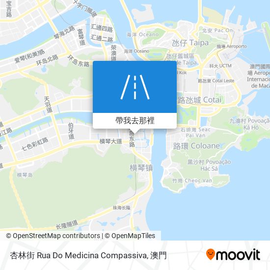 杏林街 Rua Do Medicina Compassiva地圖