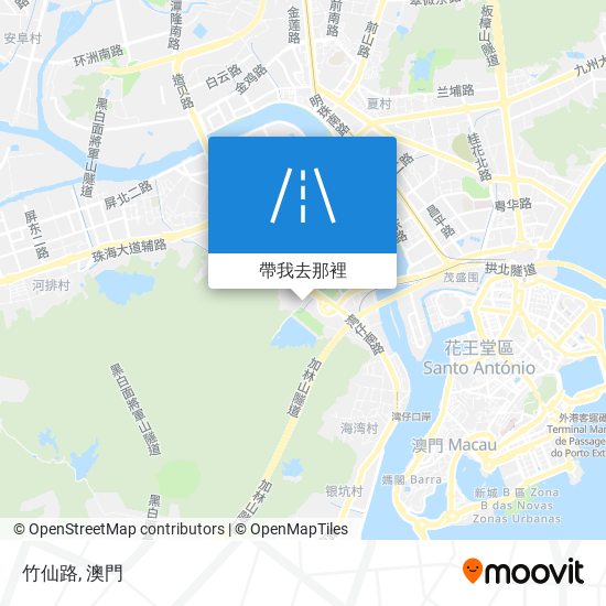 竹仙路地圖