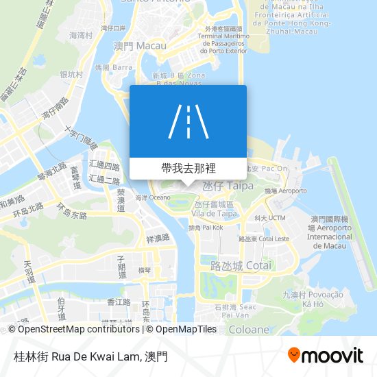 桂林街 Rua De Kwai Lam地圖