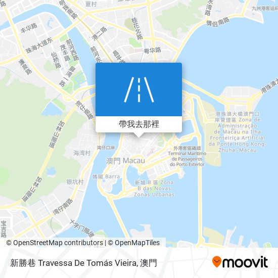新勝巷 Travessa De Tomás Vieira地圖