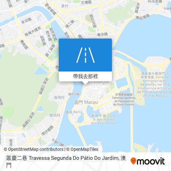 叢慶二巷 Travessa Segunda Do Pátio Do Jardim地圖