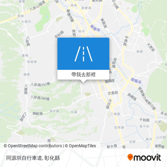 同源圳自行車道地圖