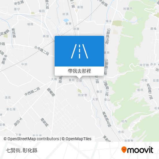 七賢街地圖