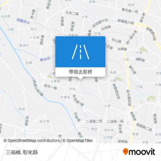 三福橋地圖