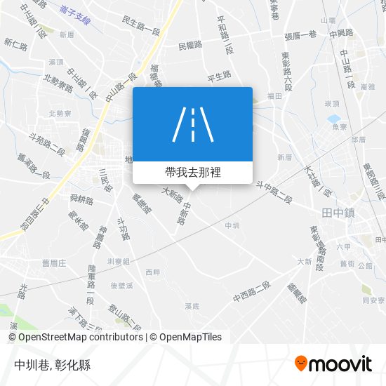中圳巷地圖