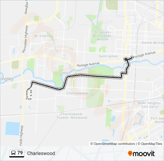 79 Bus Line Map