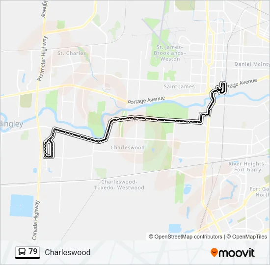 79 Bus Line Map