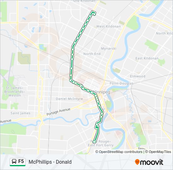 F5 Bus Line Map