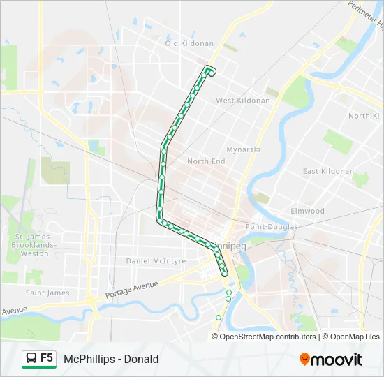 F5 Bus Line Map