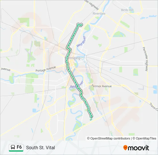 F6 Bus Line Map
