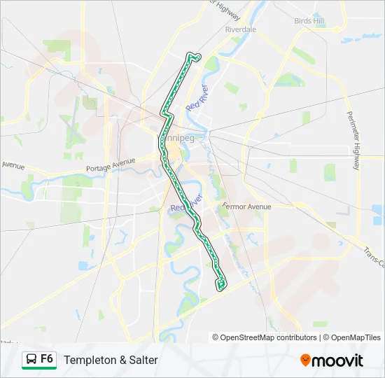 F6 Bus Line Map