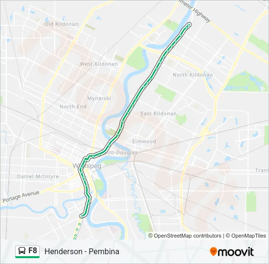 F8 Bus Line Map