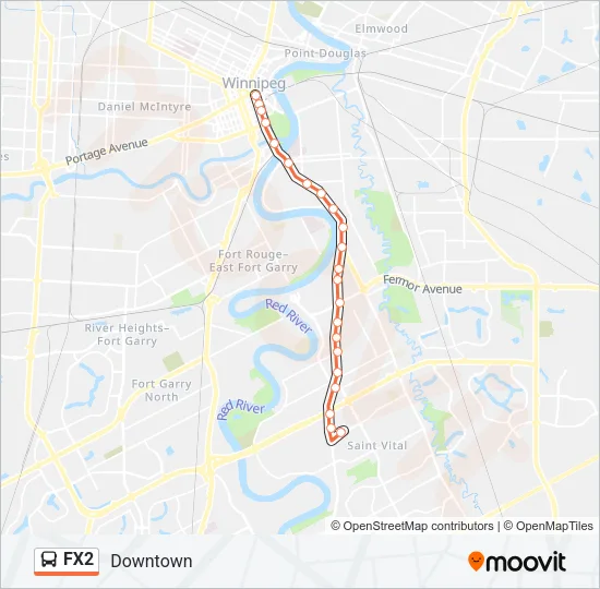 FX2 Bus Line Map