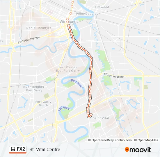 FX2 Bus Line Map