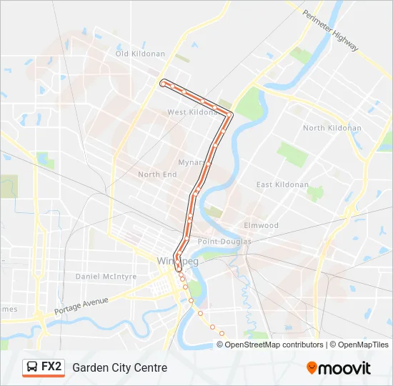 FX2 Bus Line Map