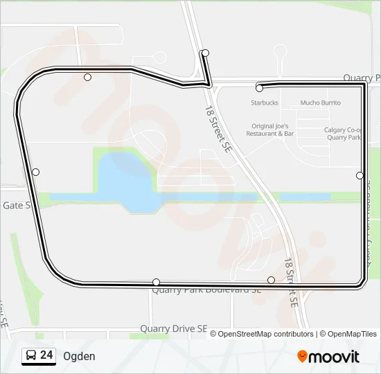 24 Bus Line Map