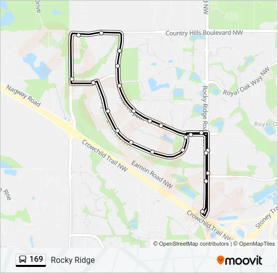 169 Bus Line Map