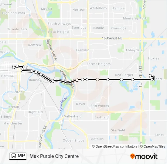 Mp Line Map MP Route: Schedules, Stops & Maps - Max Purple City Centre (Updated)