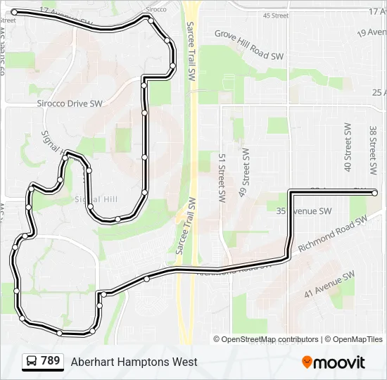 789 Bus Line Map