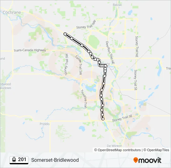 201 Light Rail Line Map