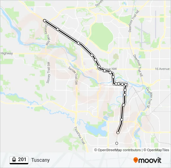 201 Light Rail Line Map