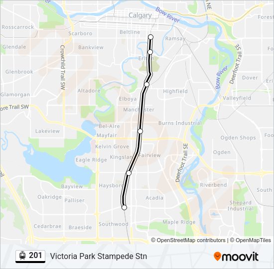 201 Light Rail Line Map