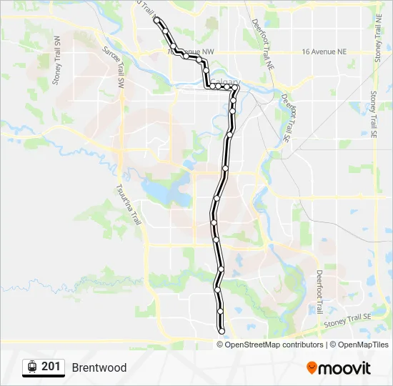201 Light Rail Line Map
