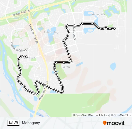 79 Bus Line Map