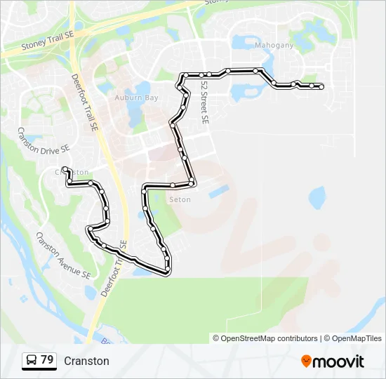 79 Bus Line Map