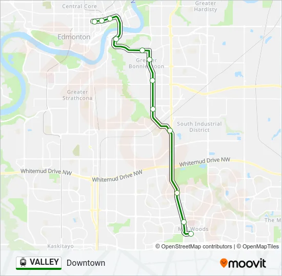 VALLEY Light Rail Line Map