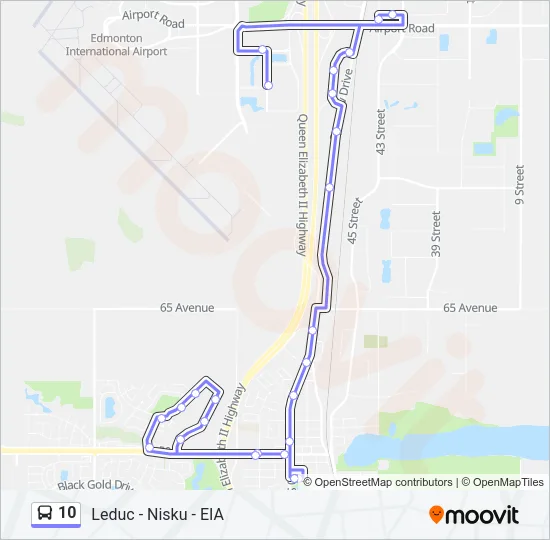 10 Bus Line Map