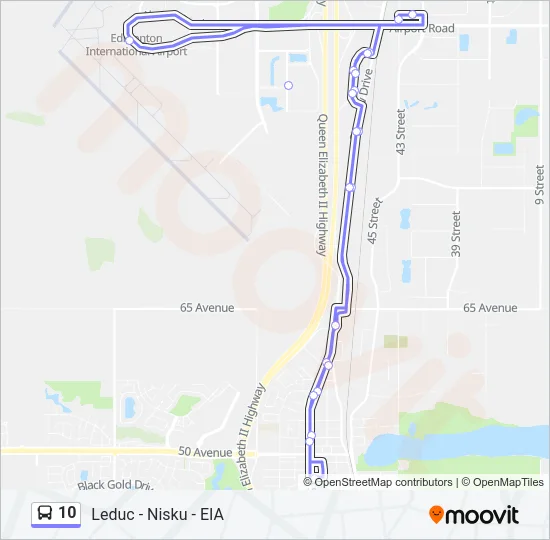 10 Bus Line Map