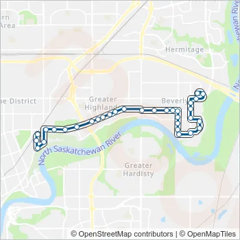 101 Bus Line Map
