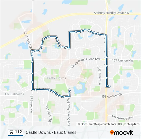 112 Bus Line Map