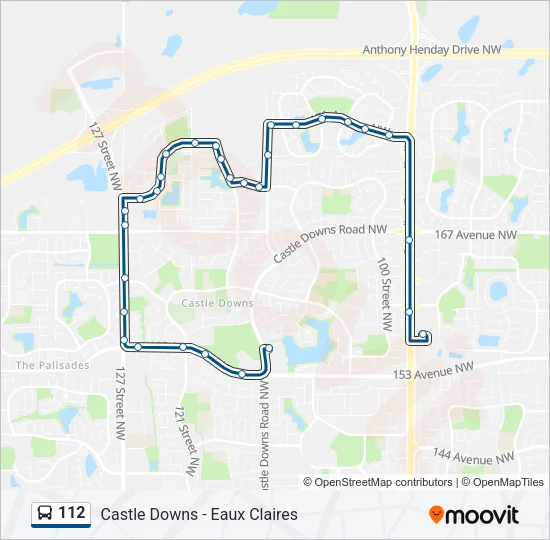 112 Bus Line Map
