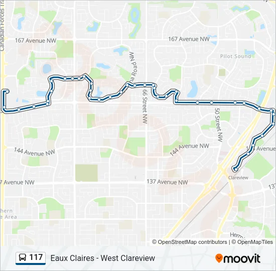 117 Bus Line Map