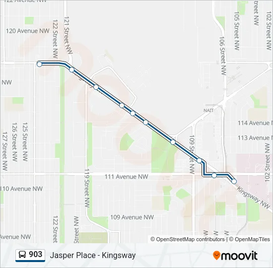 903 Bus Line Map