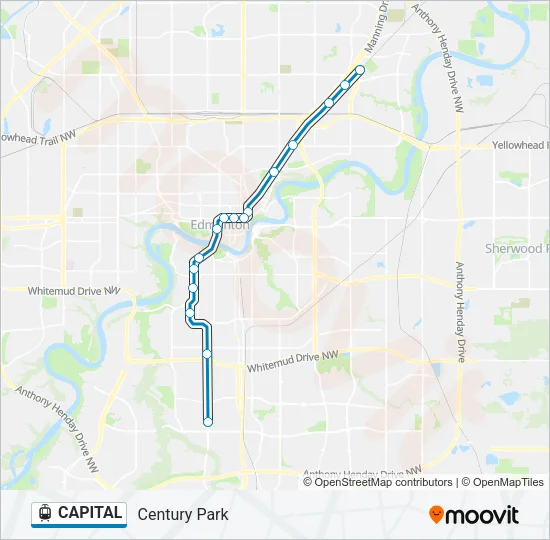 CAPITAL Light Rail Line Map