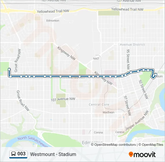 003 Bus Line Map