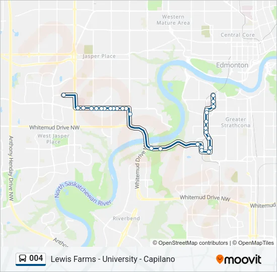 004 Bus Line Map