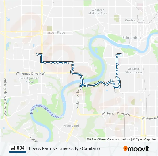 004 Bus Line Map
