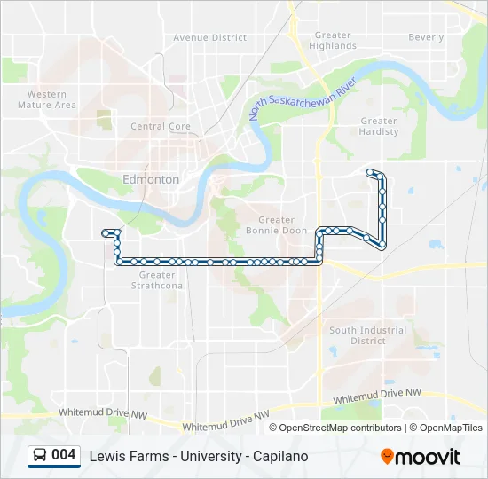 004 Bus Line Map