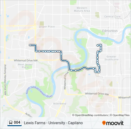 004 Bus Line Map